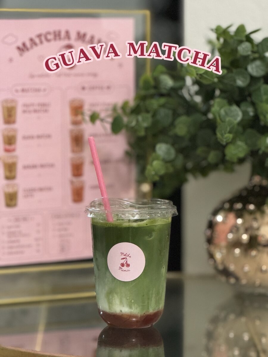 Guava Matcha from Matcha Mamiii
